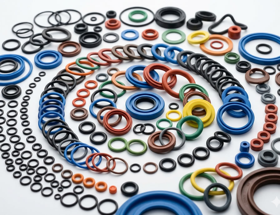 橡胶 O 型圈（Rubber O-Rings）｜耐高温厨房硅胶垫批量定制与OEM服务
