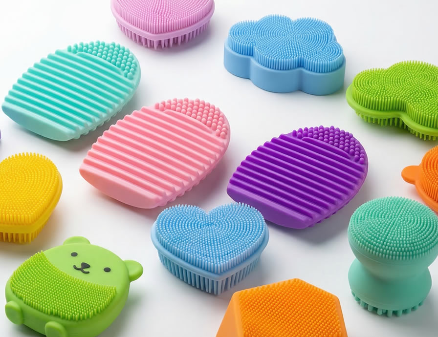 Custom Multifunctional Silicone Bath Brush | Food-Grade Liquid Silicone Facial Cleansing & Massage Brush – OEM/ODM Manufacturing | Xingrui Rubber & Plastics